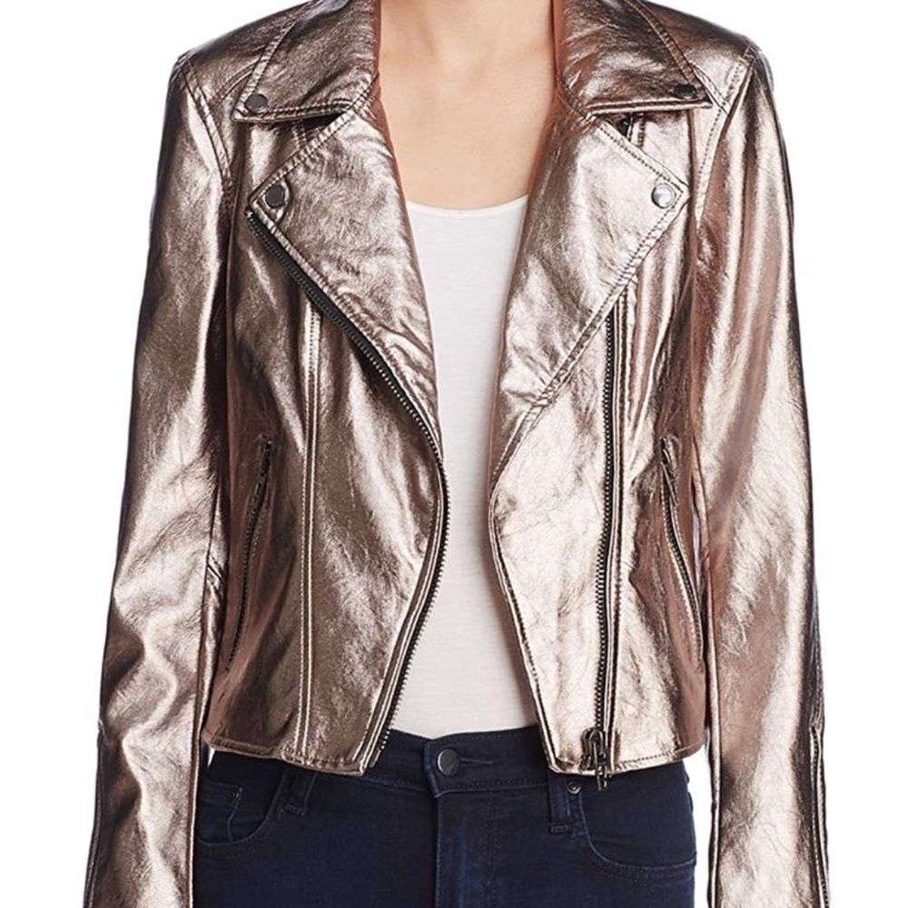 Blank Metalic Moto jacket